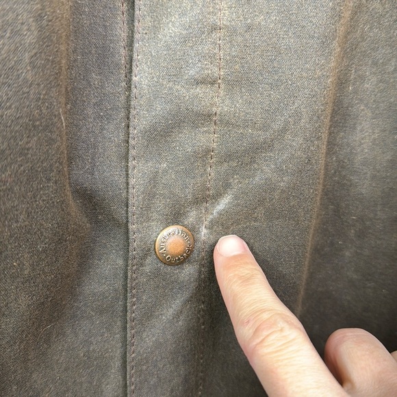 The Australian Outback Collection Oilskin Green Duster Rancher Jacket XXL - Picture 12 of 14